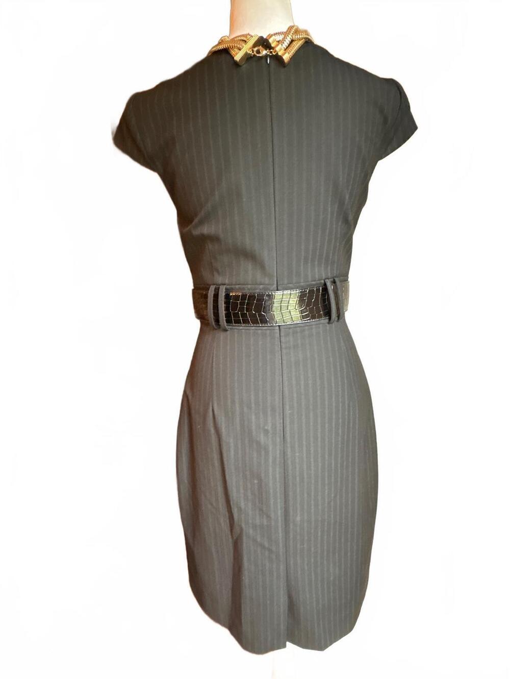 Antonio Melani Black Belted Dress 4 - Picture 4 of 9